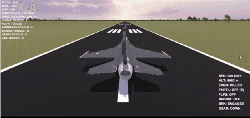 F-16 Fighting Falcon VR Flight Simulator